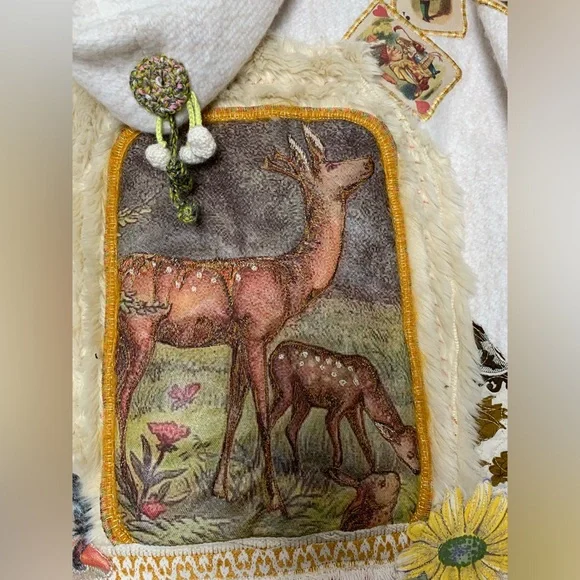 Alice In Wonderland Lodicha Bambi Mothergoose Woodland Cottagecore cardigan - Picture 13 of 17